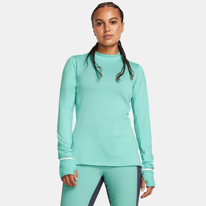 Women's Under Armour QUnder Armourlifier Cold Long Sleeve Neo Turquoise / Reflective XS